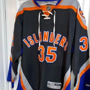 New York Islanders Al Montoya Black third jersey